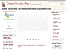 Tablet Screenshot of calexicolibrary.org